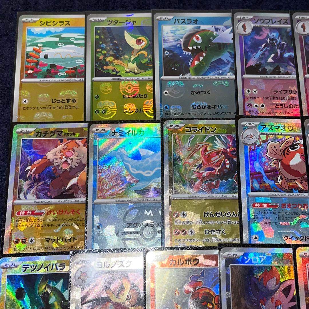 マスターボールミラー　まとめ売り　テラスタルフェス　ブラックホワイト