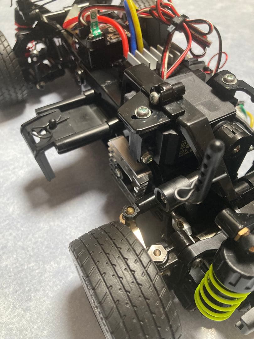 【タミヤRCカー】1/10ローバーミニクーパークーパー未走行品•メカ、プロポ付き