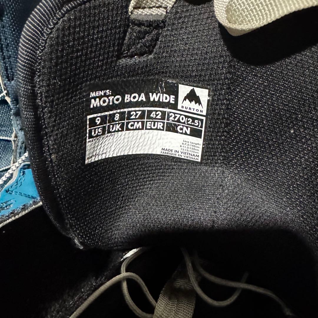 BURTON MOTO BOA WIDE スノーボードブーツ 27.0cm