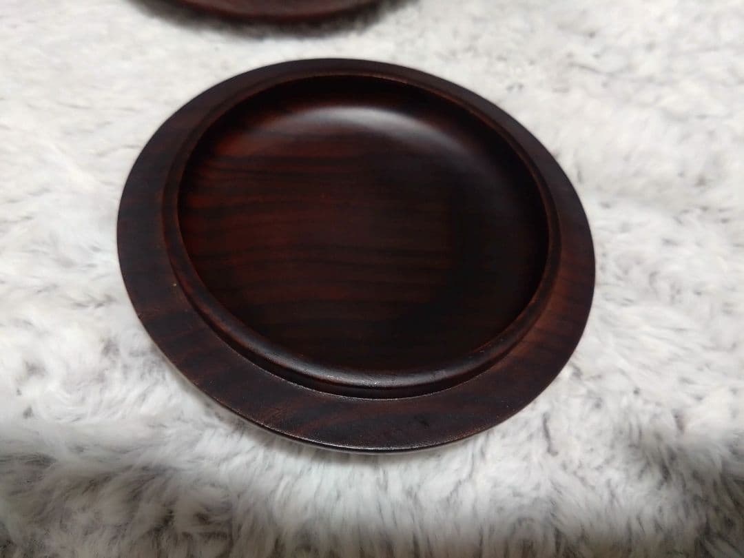 囲碁　黒檀碁笥