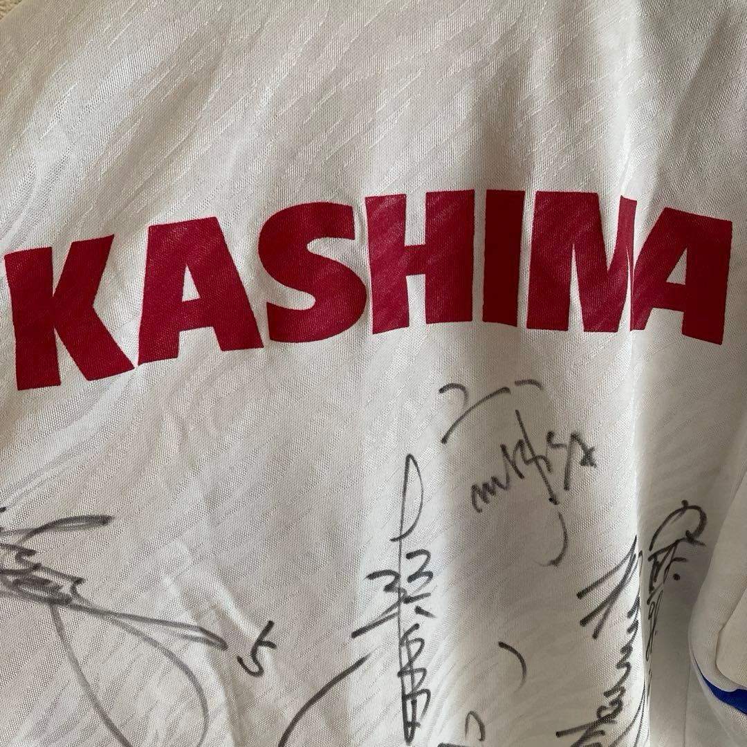 【貴重サイン多数】鹿島アントラーズ Jリーグ創設期　ユニフォーム　ビンテージ