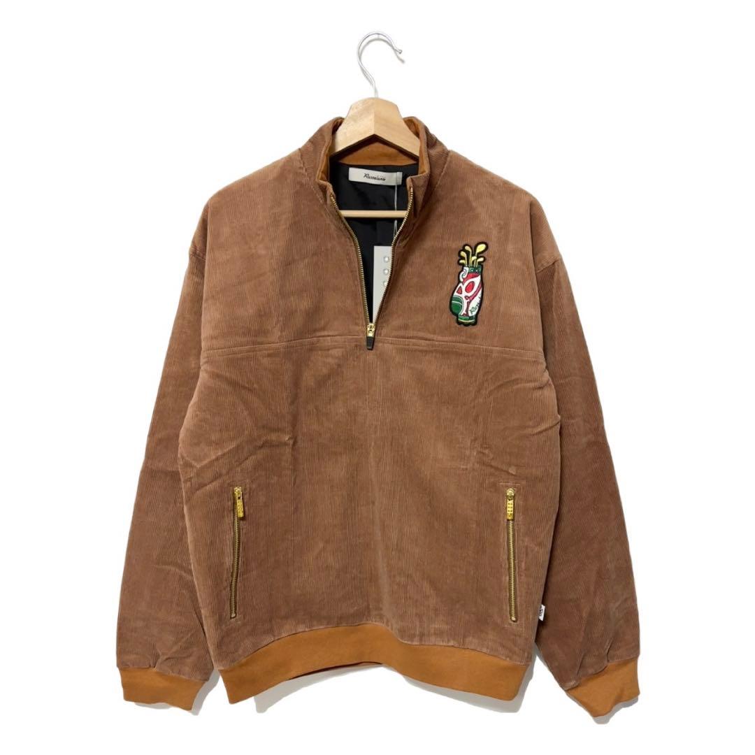 ラッセルノ ゴルフ キャディーバッグ コーデュロイ アノラック ブラウン L 5