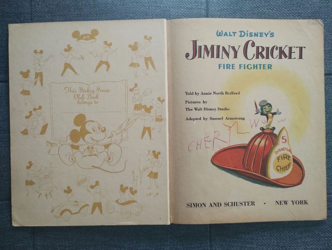 ディズニー、ヴィンテージ、絵本