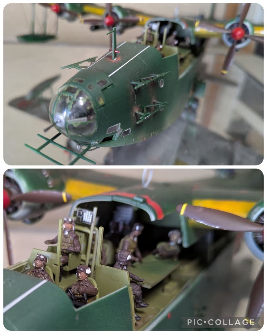 ハセガワ1/72完成品『二式大艇12型』