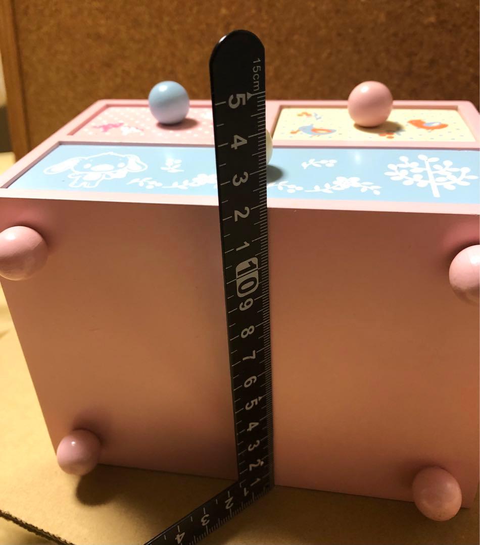 サンリオ Sugarbunnies 木製収納ボックス付ミニドレッサー