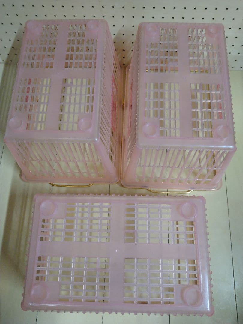 セール︎✦︎キティちゃん お買い物かご3個セット レア