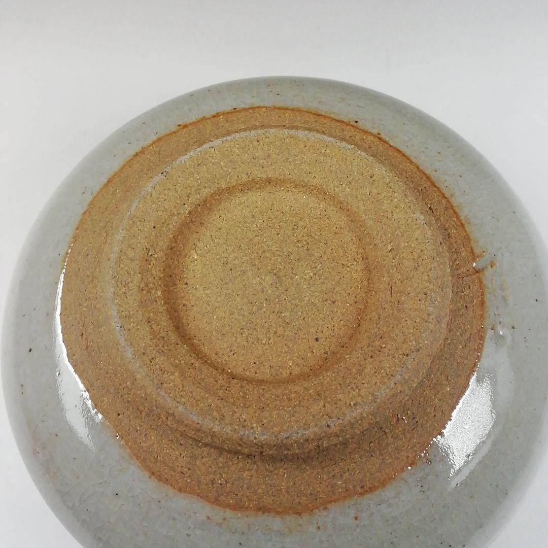 Ｔ２１　茶碗　『三島茶碗』『御題　葉』『田沼春二作』　共箱　抹茶碗　茶道具