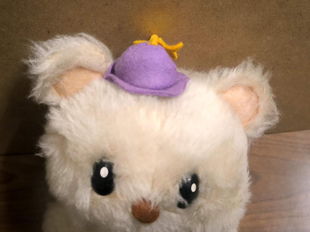 昭和レトロ サンリオ 白いくまさん ぬいぐるみ [16cm]シロクマ テディベア