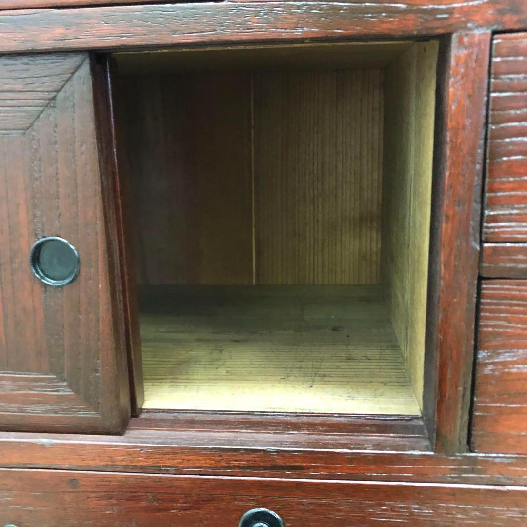 時代タンス　民芸タンス　小タンス　桐　小物収納 高さ48.5cm サイズ小ぶり