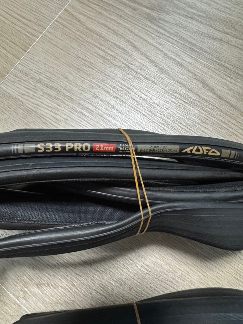 ほぼ未使用　tufo S33 PRO チューブラータイヤ 2本セット