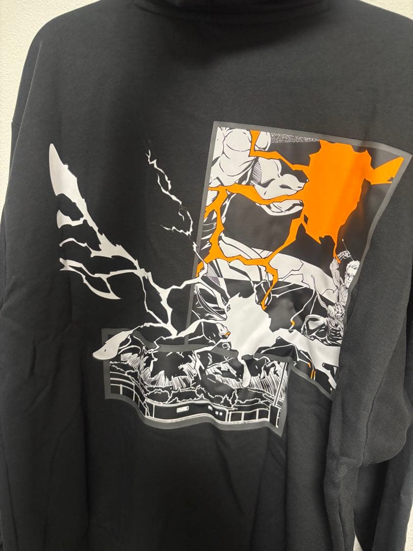 オールブラックス MARVELコラボパーカー 海外Mサイズ(日本XL相当)