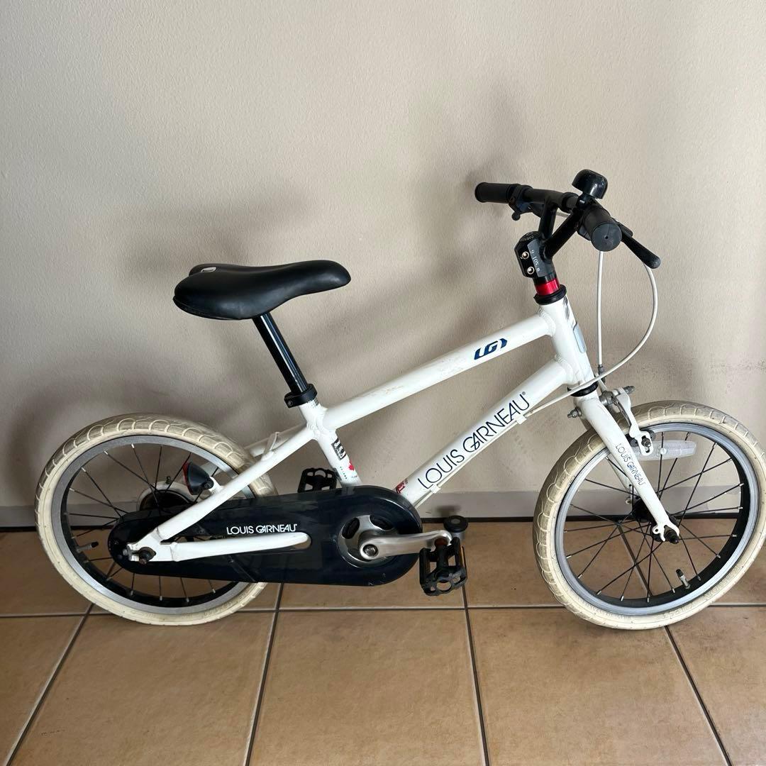 ルイガノキッズバイクホワイト16インチ ※湘南東部近辺でお取引き可能な方（土日）