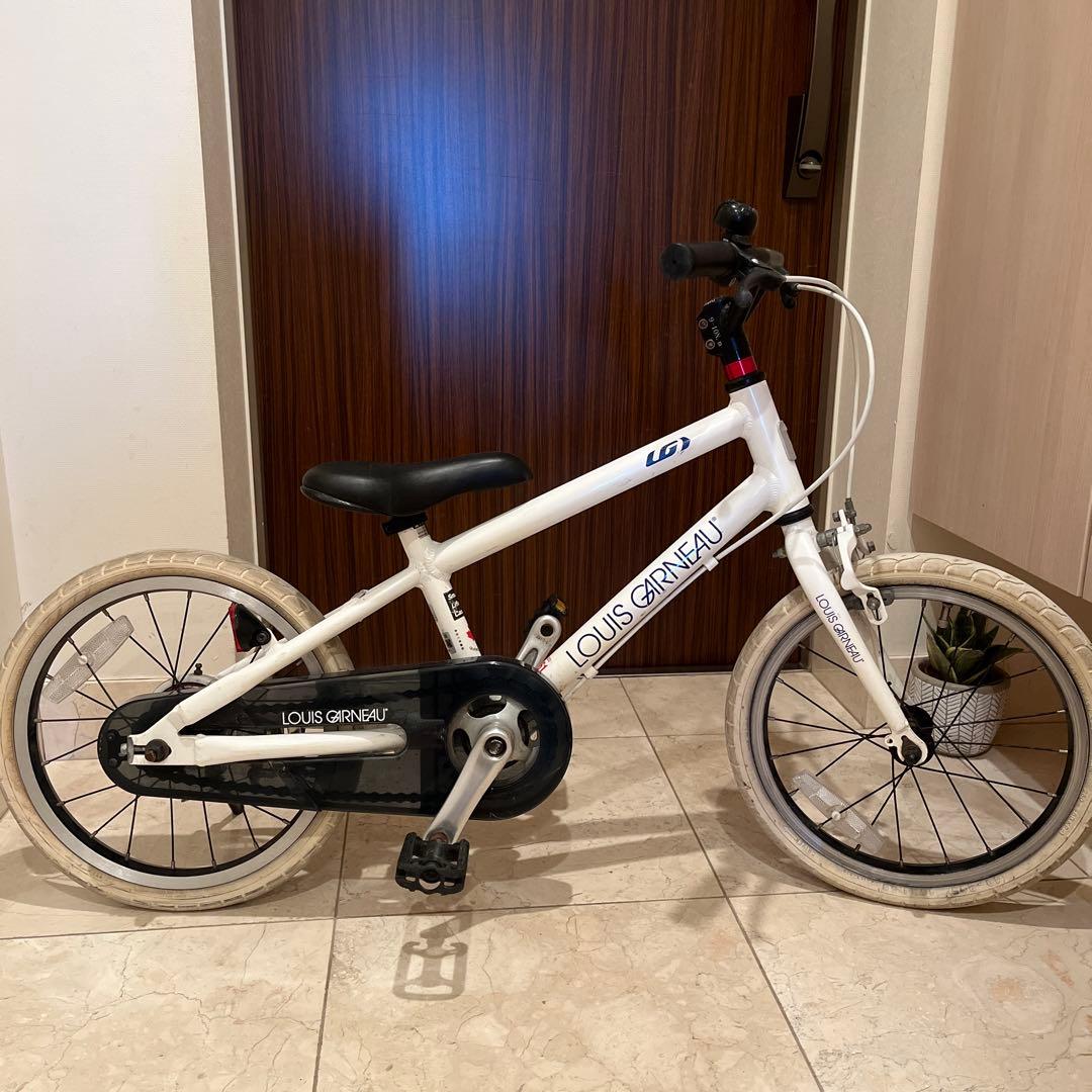 ルイガノキッズバイクホワイト16インチ ※湘南東部近辺でお取引き可能な方（土日）