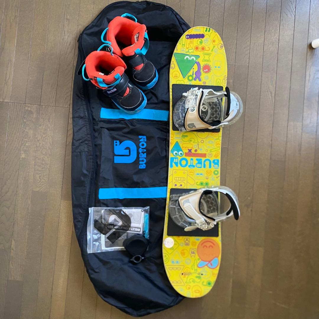 バートン　キッズ　 スノーボード3点セット　90