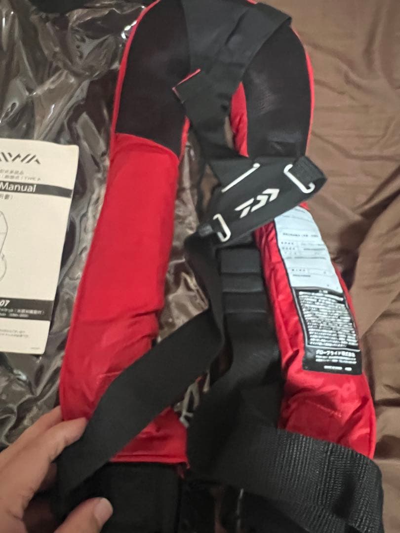 ダイワ　美品　DF-2007 自動膨張式ライフジャケット