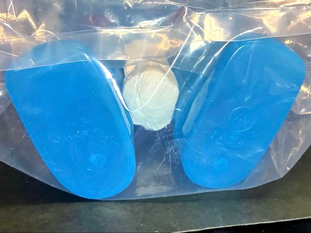 特大■ マルサン 宇宙ロボット キングジョー 450 ソフビ ブルーver'