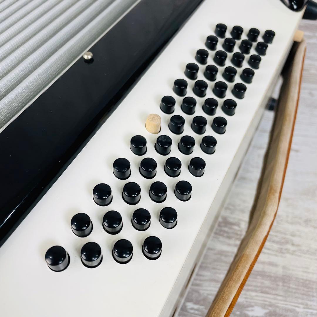 【希少品】YAMAHA YA-48アコーディオン　ヴィンテージ34鍵　初心者向け