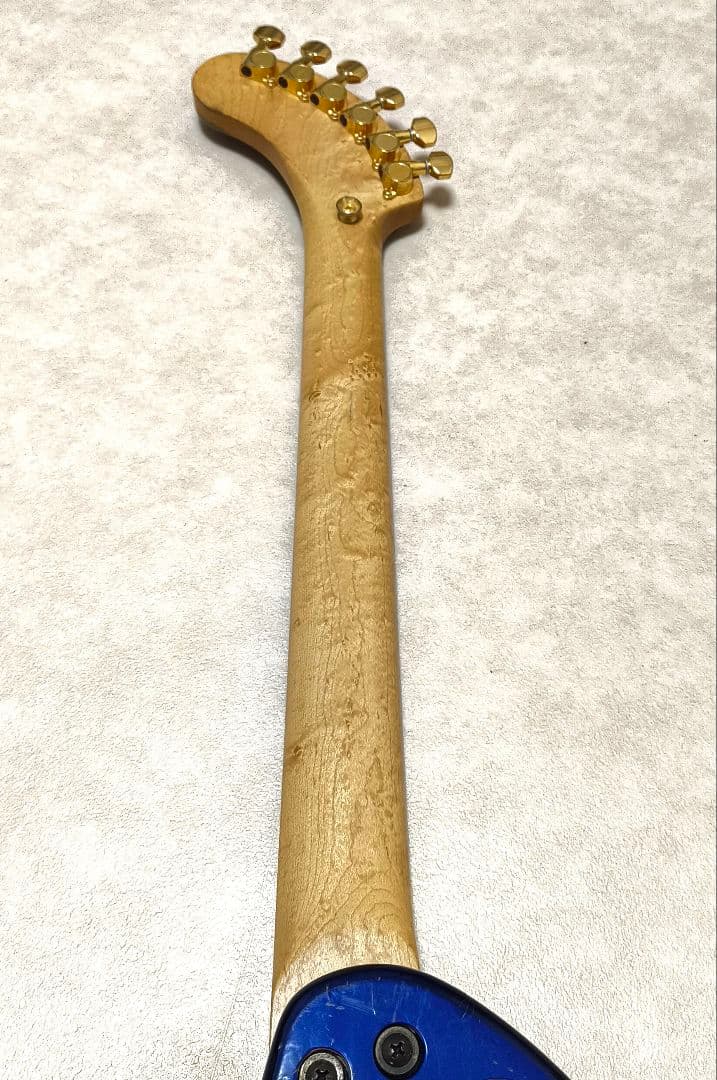 【美品】ZO-3C メタリックブルー アンプ内蔵ミニギター ヘッドフォン端子付