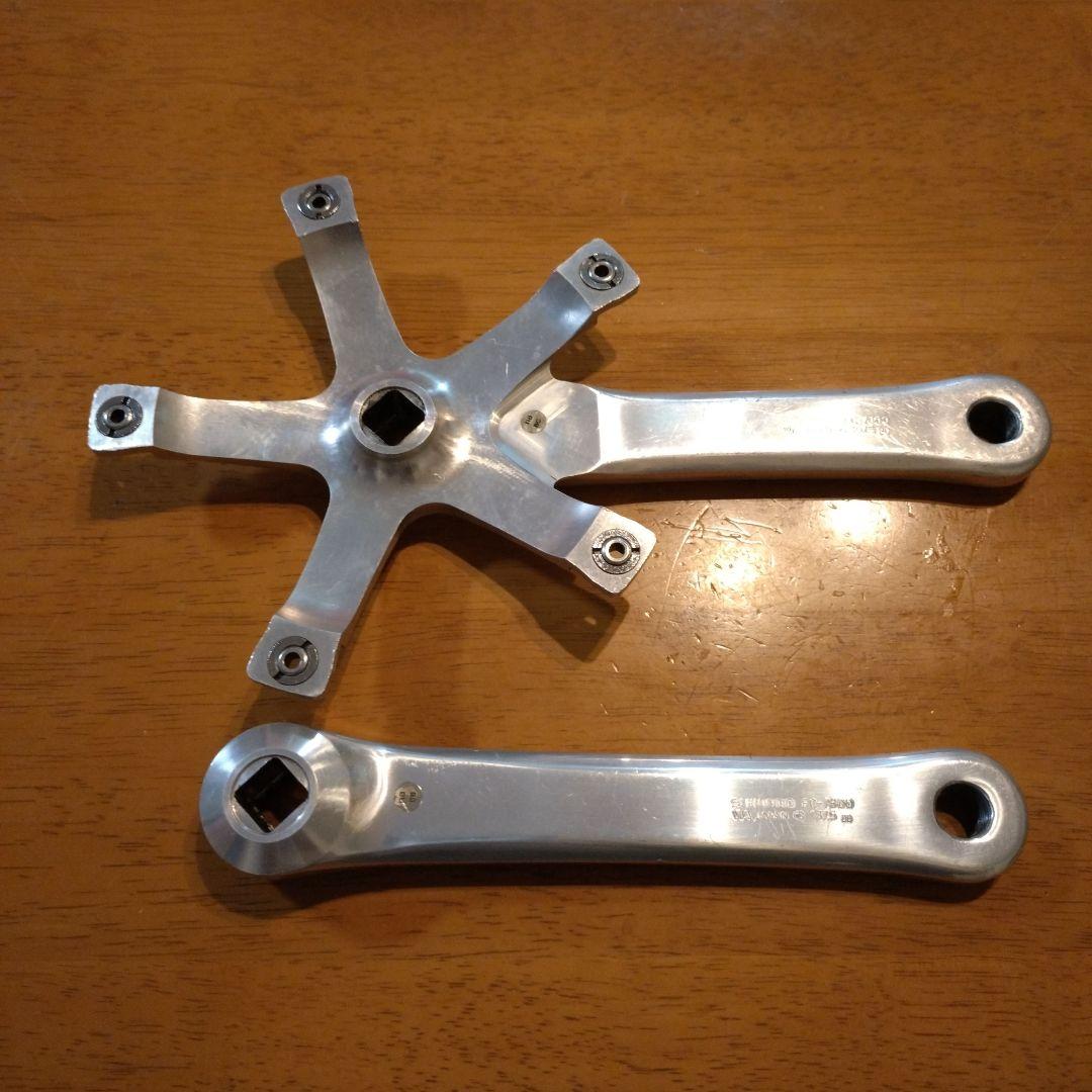 SHIMANO FC-7600 クランクセット 167.5mm 競輪　NJS規格