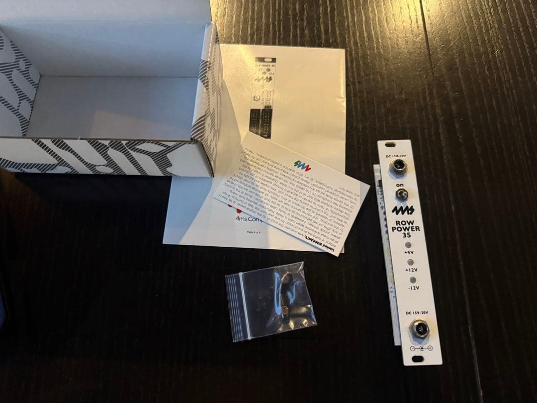 y*t様 4ms ROW POWER 35 モジュラーシンセ 電源 アダプター付