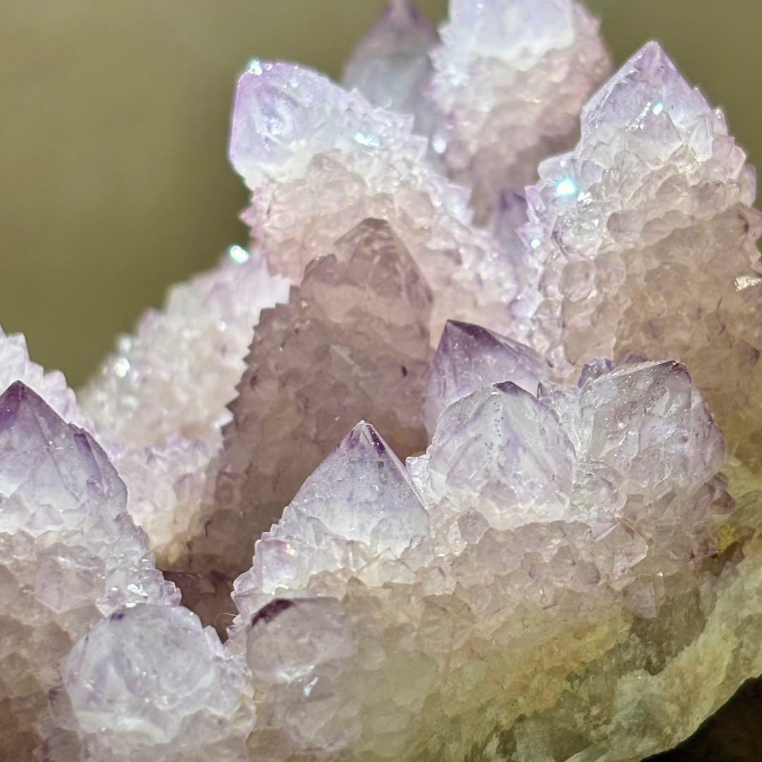 激レア　スピリットクォーツ　カクタスアメジスト原石  サボテン水晶　一点物