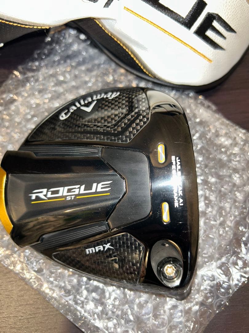 高反発加工キャロウェイローグST MAX 10° ドライバーブラックレーザ加工