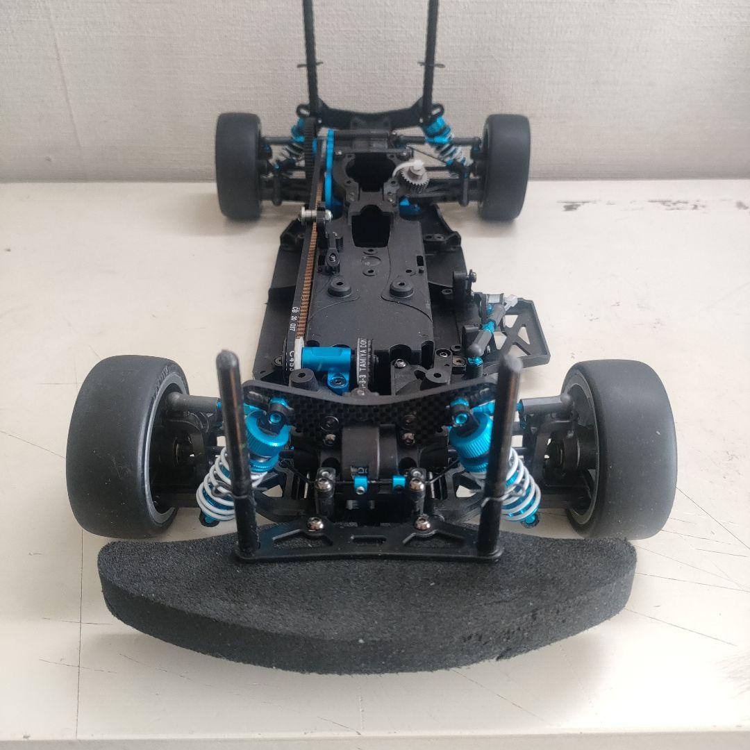 タミヤTA06シャーシ、オプション装備、日産GTRボディ付き