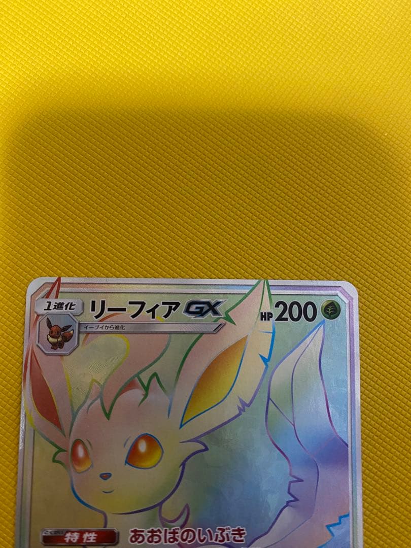 ポケモンカードゲーム　リーフィアGX HR