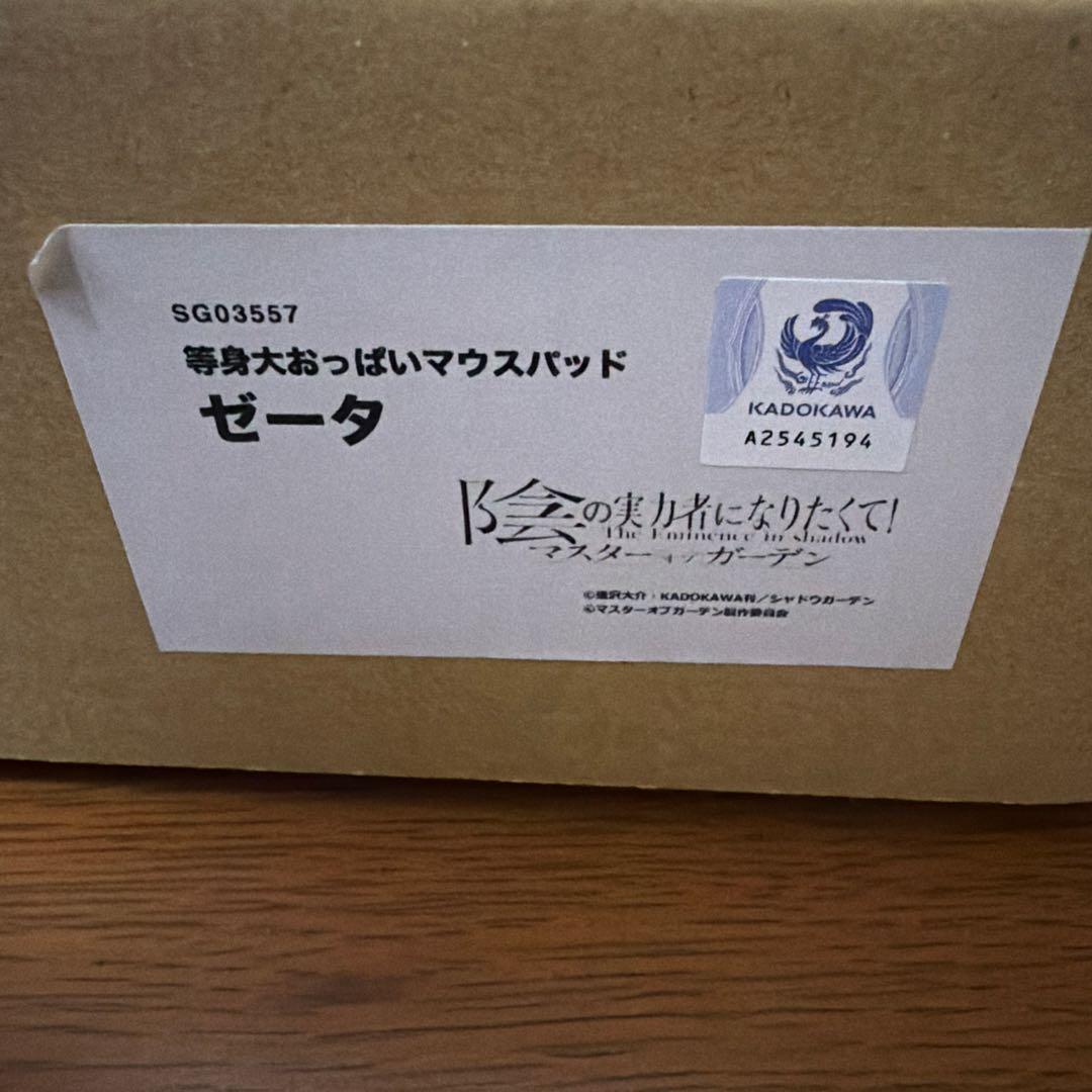 陰の実力者になりたくて！　等身大おっぱいマウスパッド　ゼータ