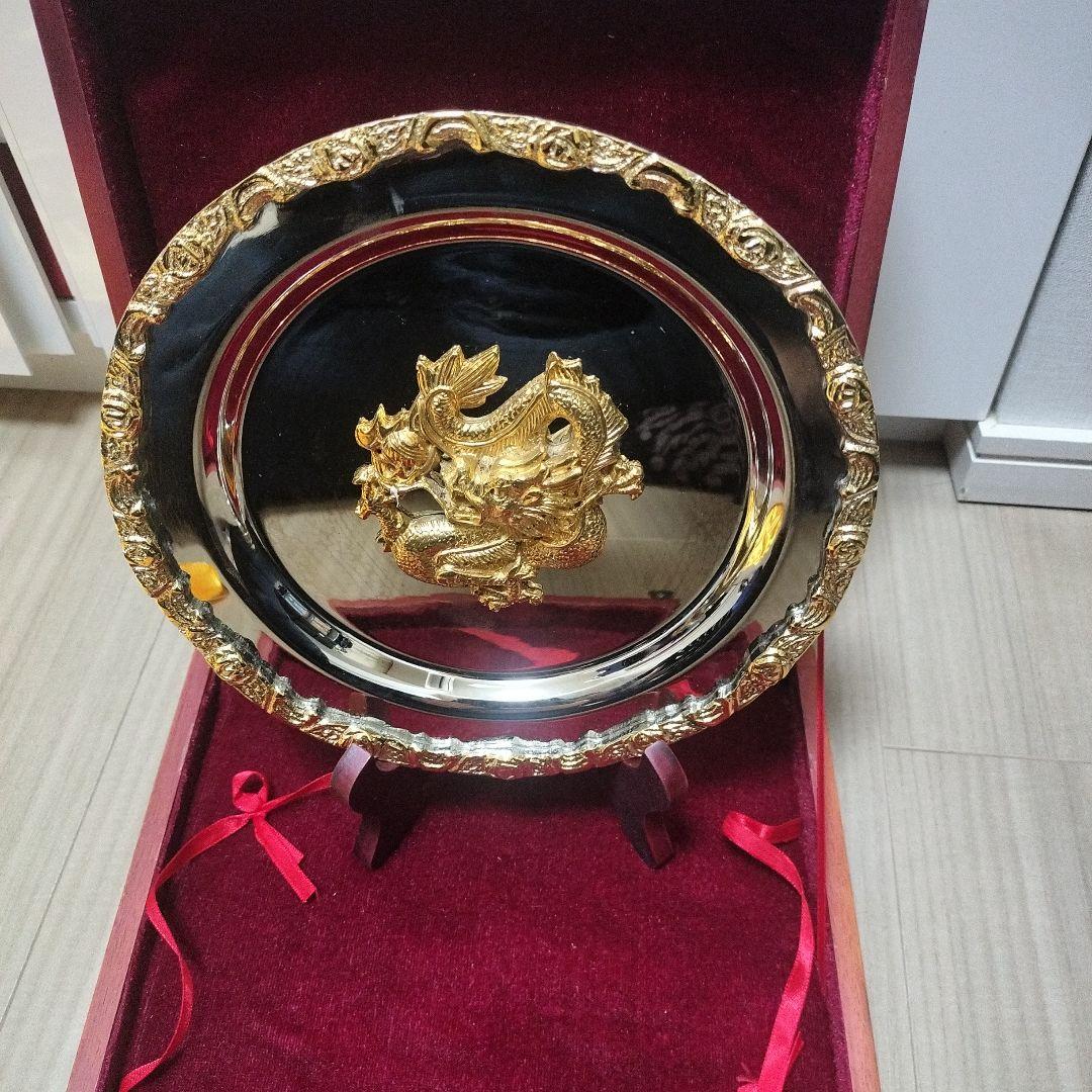 （金運アップ）龍の皿