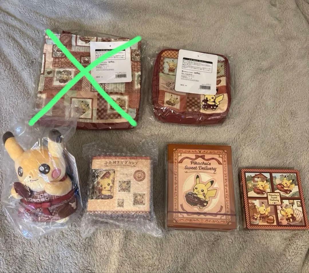 新品未開封✨Pikachu’s Sweet ピカチュウ バレンタイン 6点セット