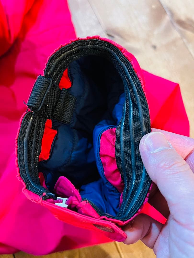 montbell 子ども用スキーウェア 100cm レッド