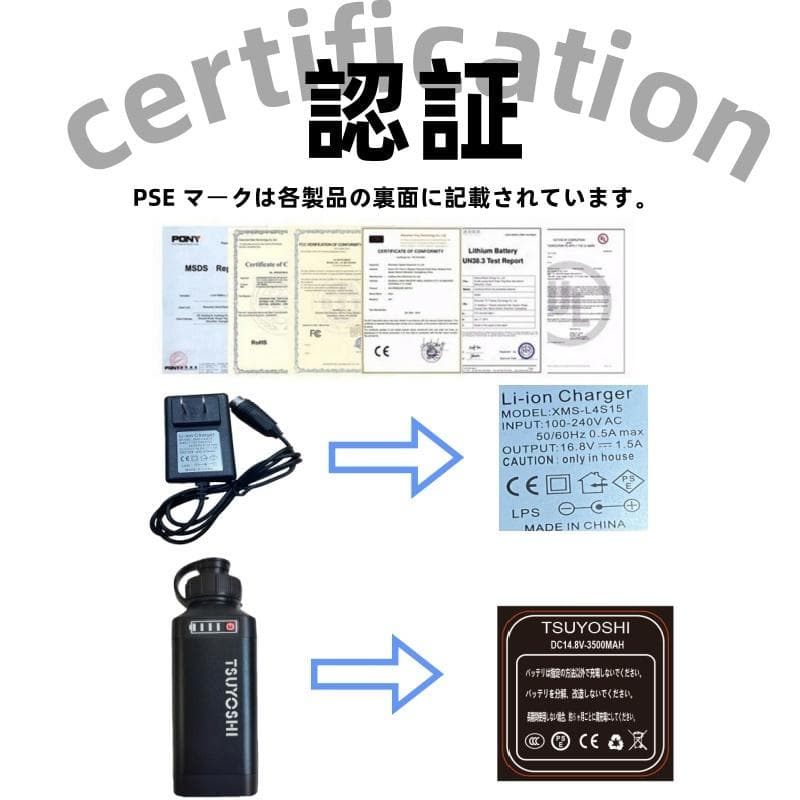 ダイワ シマノ用 電動リール専用バッテリー セット 14.8V 黒3500mAh