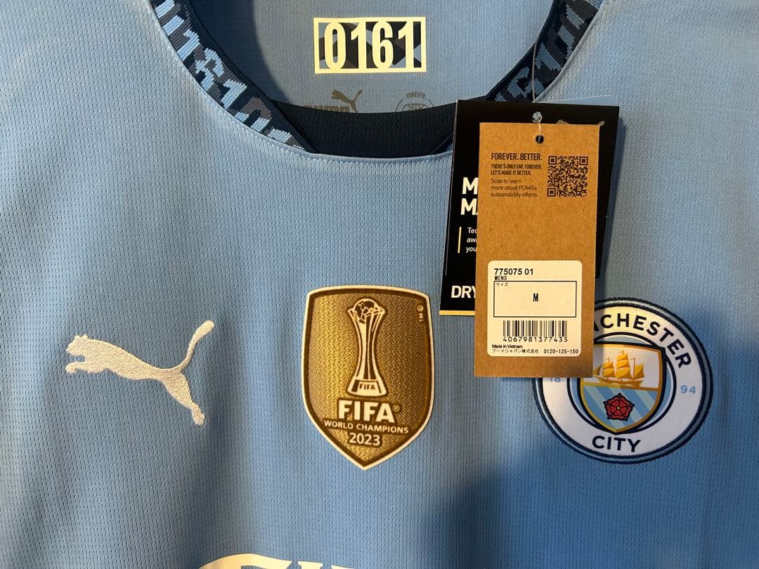 【新品、未使用】マンチェスター・シティ 2024/25 ホームユニフォーム