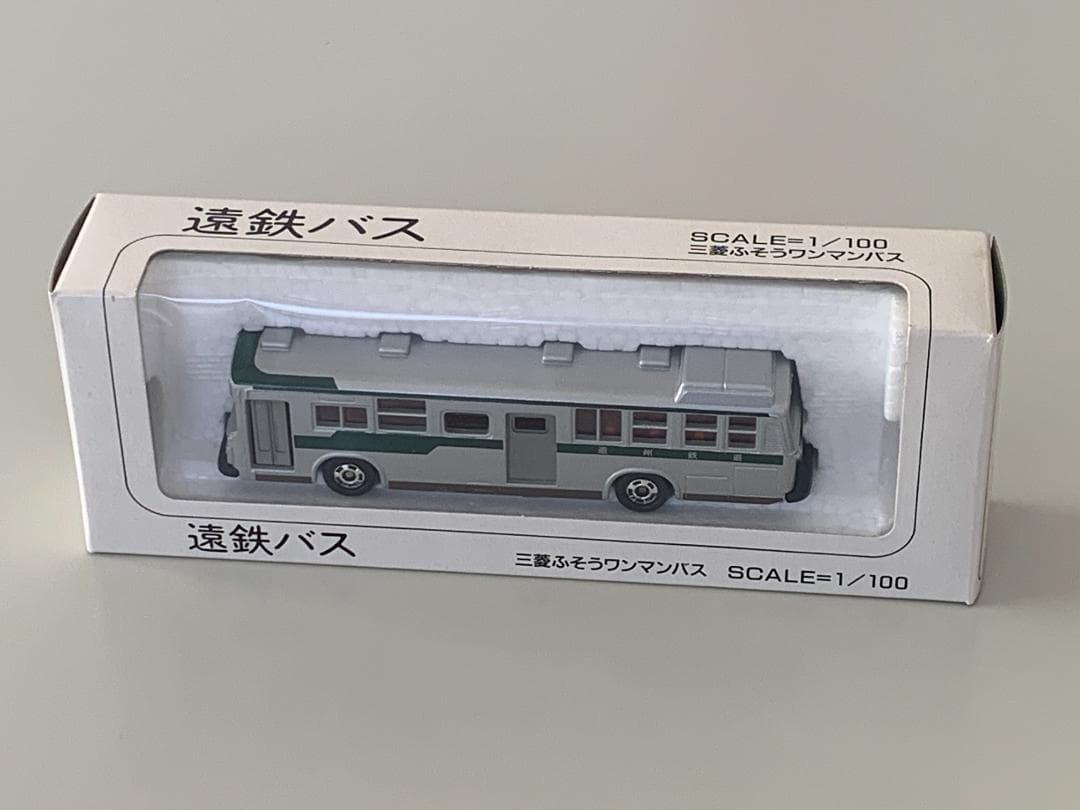 ◆日本製【1/100 遠鉄バス ロングトミカ 三菱ふそうワンマンバス 遠州鉄道】