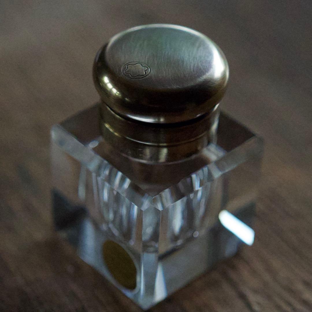 【新品未使用品】モンブラン クリスタルインクウェル