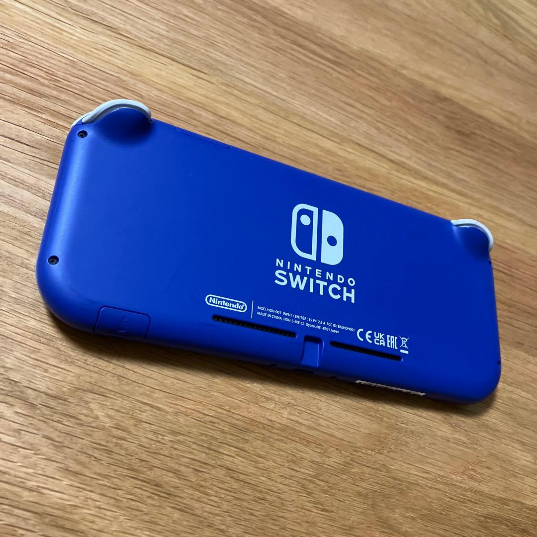 未使用に近い　ケース　Nintendo Switch Liteブルー　箱付き