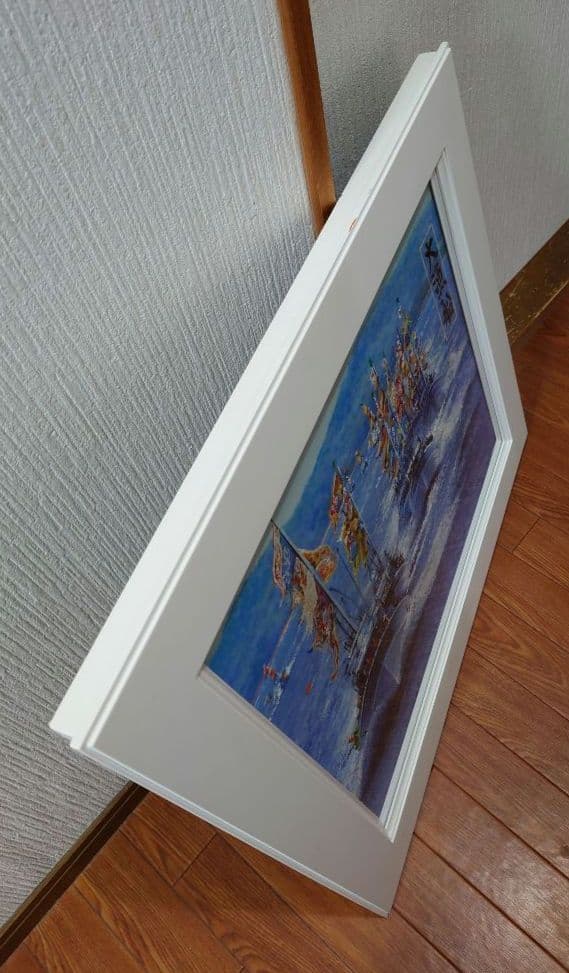 澤井 進 「大漁船」真筆 油絵 絵画 油彩 F10 絵画