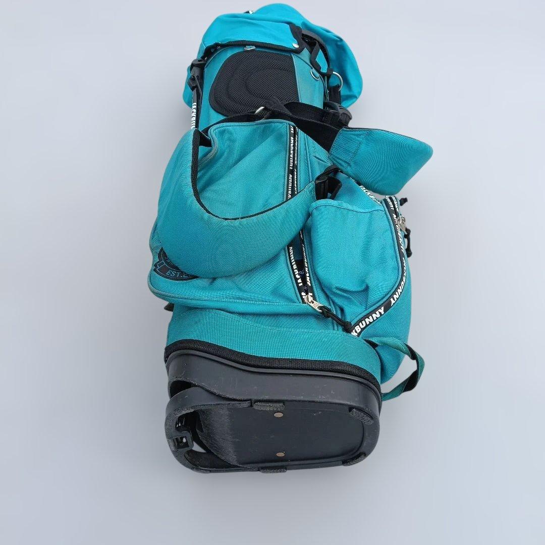 ジョニー　JACK BUNNY ターコイズ キャディバッグ