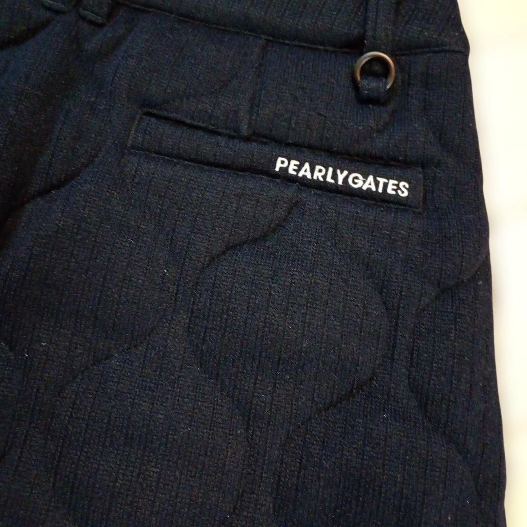 パーリーゲイツPG キルティングネイビースカートサイズM