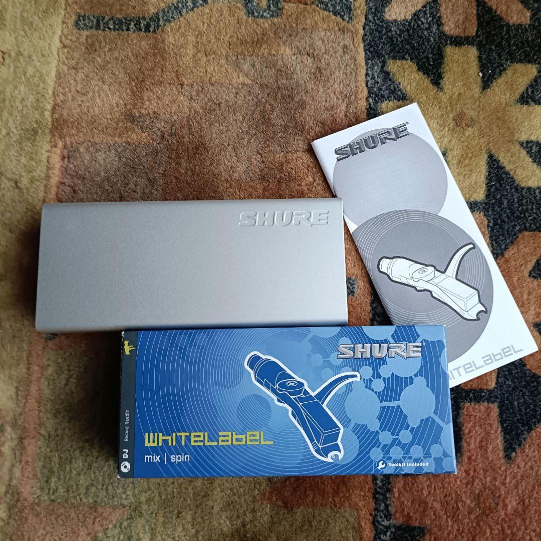 【レア！新品】SHURE WHITE LABEL レコード カートリッジ