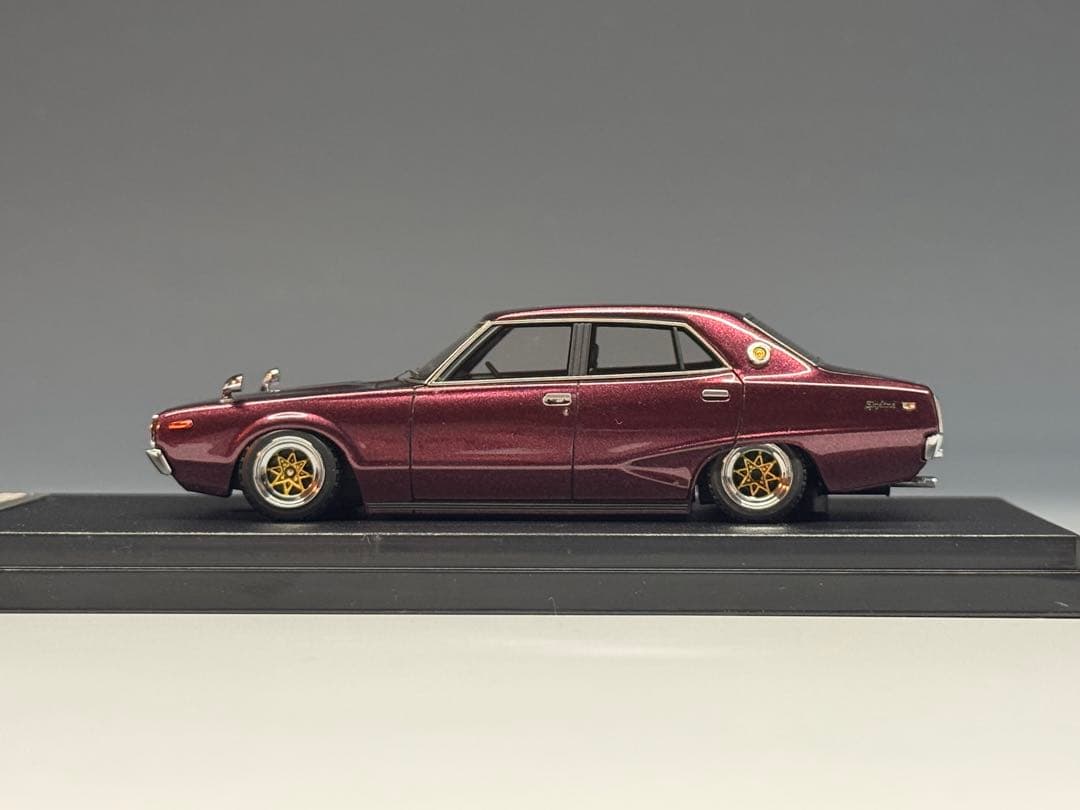 IG 1/43 日産 スカイライン 2000 GT-X パープル 0387