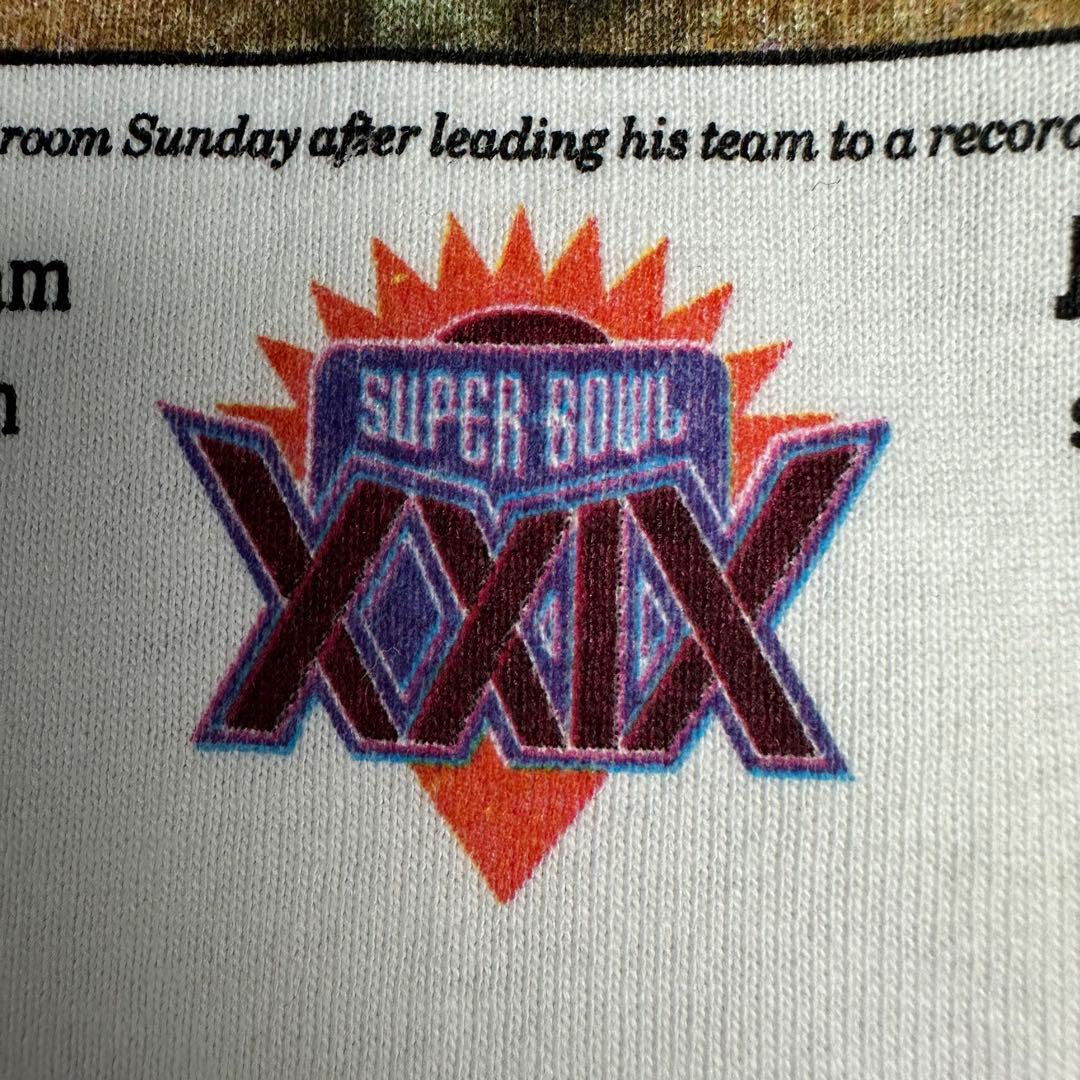 新品 スーパーボウルXXIX 記念Tシャツ　アメリカサイズＬ