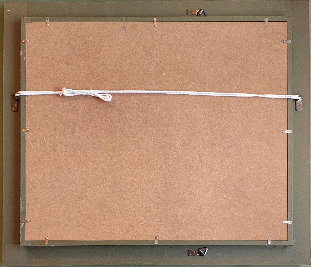 F12号 シルバー×ゴールド 額縁 ※油絵付き