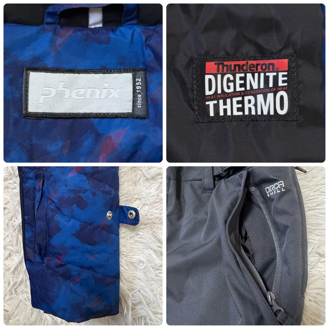 未使用級✨フェニックス スキーウェア セットアップ 2way 近年モデル 青×黒