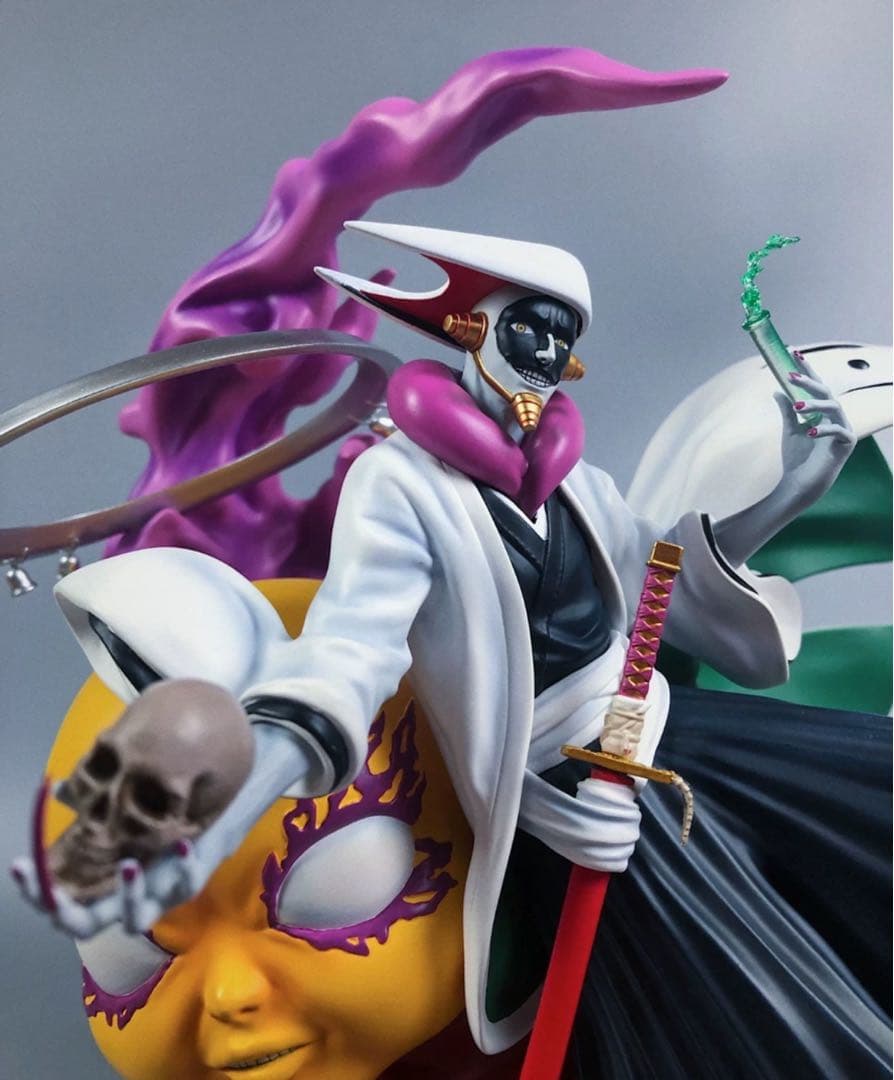 BLEACH 黒衣少年図 涅マユリ ガレージキット ガレキ スタチュー ⑩