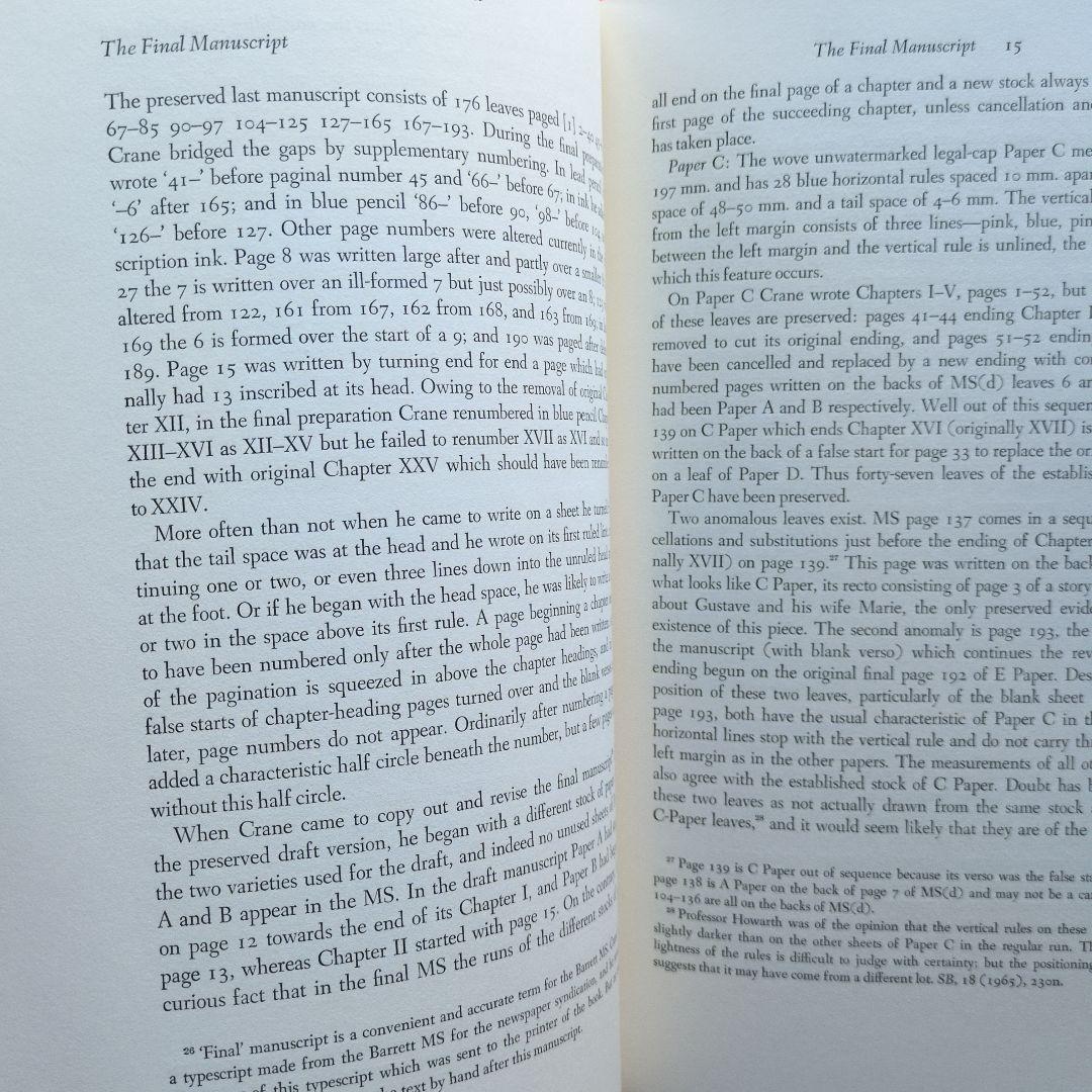 洋書 クレイン Red Badge of Courage 直筆原稿ファクシミリ