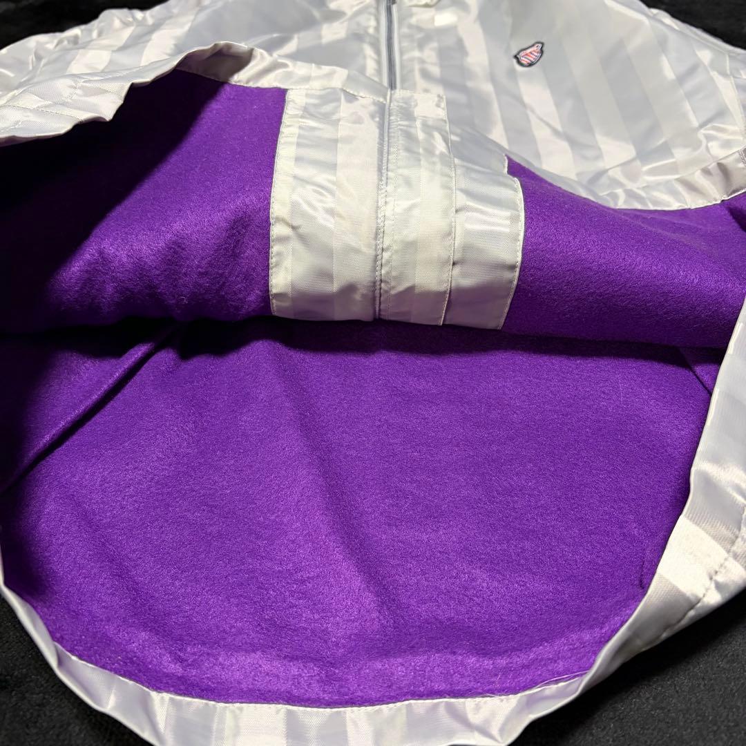 状態◎美品【K-SWISS】ナイロンジャケット上下セットアップ 刺繍ロゴ