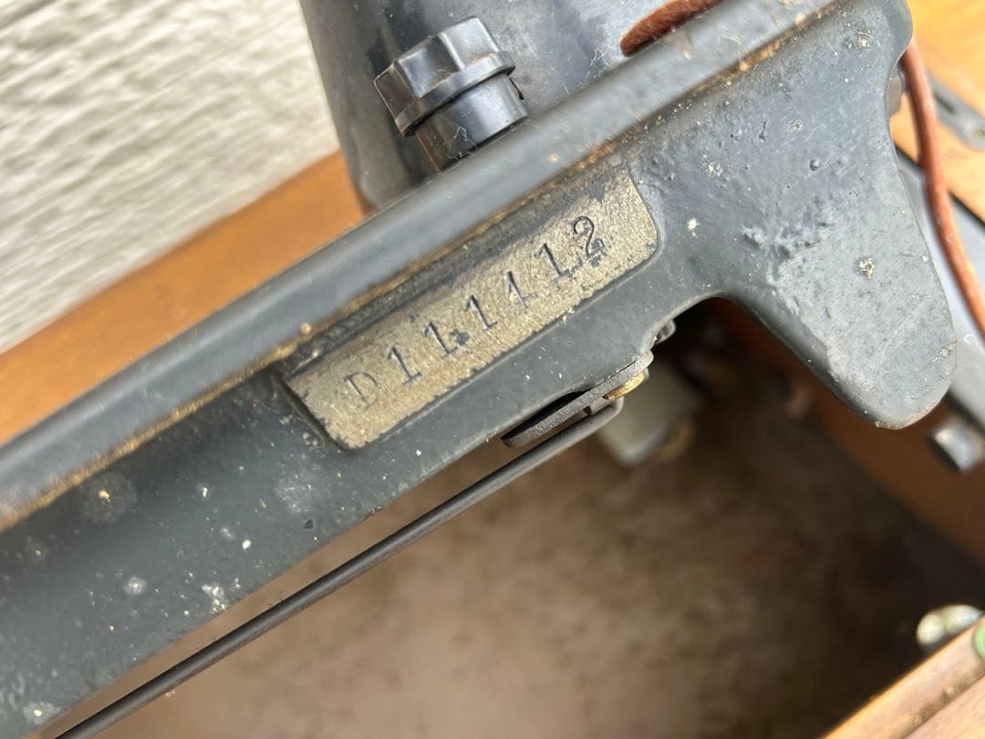 アンティークミシン　ジャノメ　足踏み　台付　ヴィンテージ