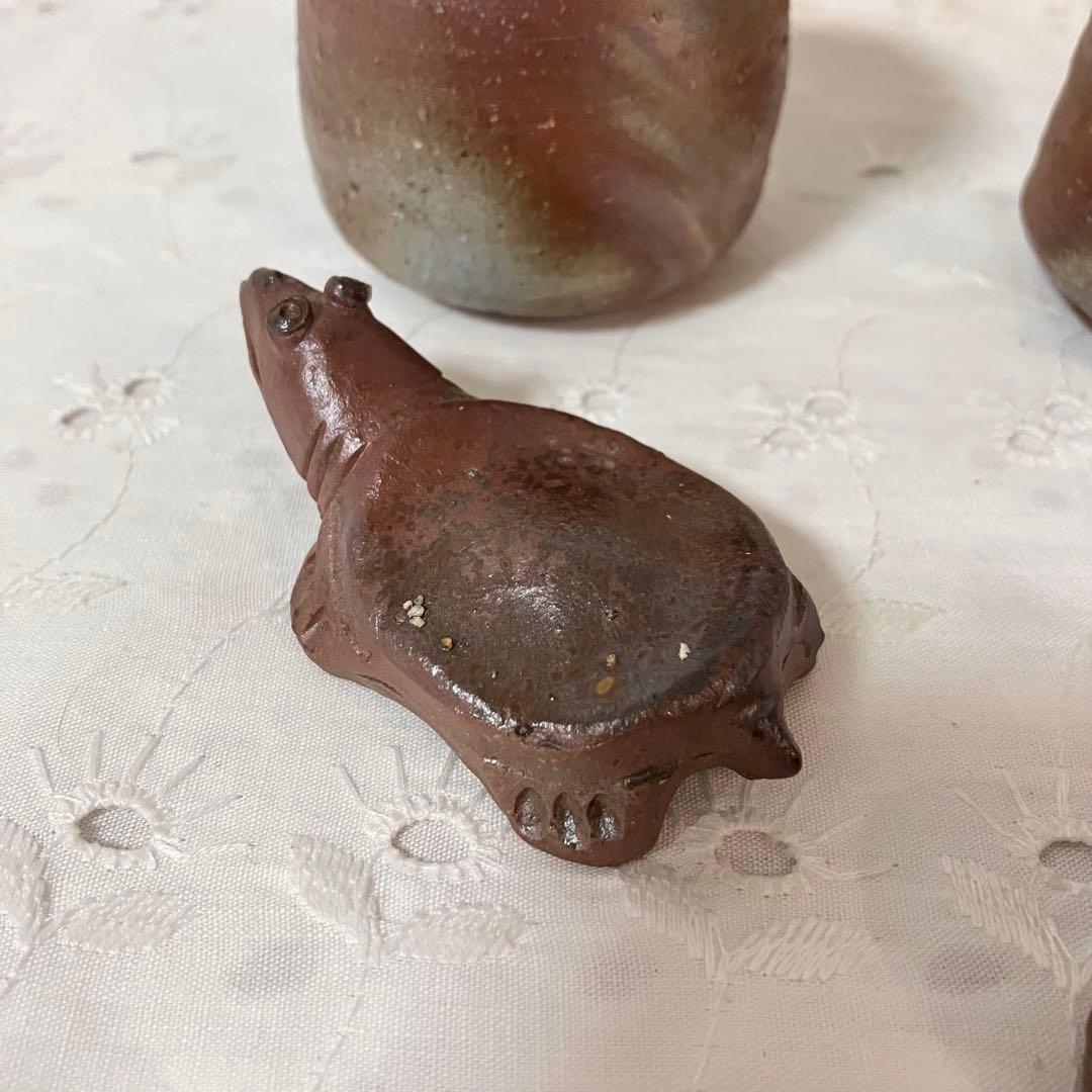 作家物　陶芸家　酒盃　酒器　ぐい呑み　盃　箸置き　窯変